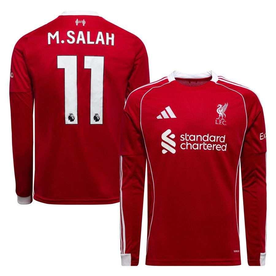 Liverpool Home Shirt 2025/26 Long Sleeves M.SALAH 11 - Men's-SoccerKits Hub | Buy Soccer Jerseys Online